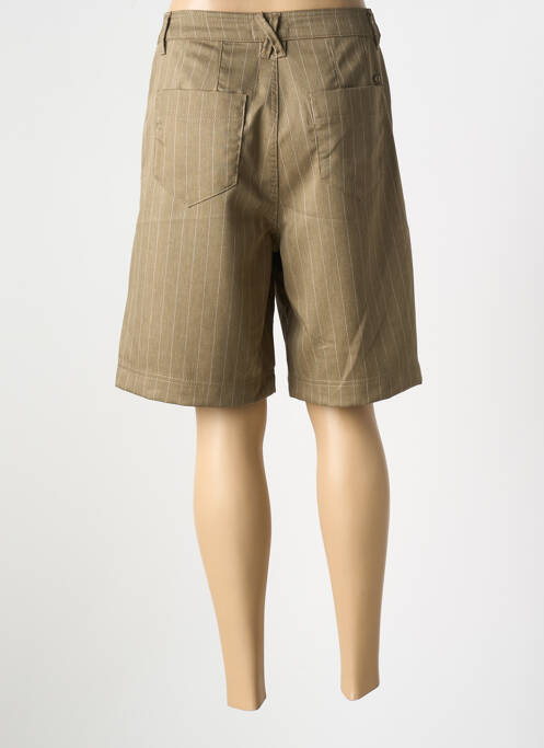 Bermuda stretch taille normale vert FREEMAN T.PORTER homme
