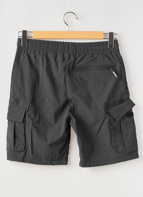 Short de bain tissage popeline noir DOUBLEHOOD homme