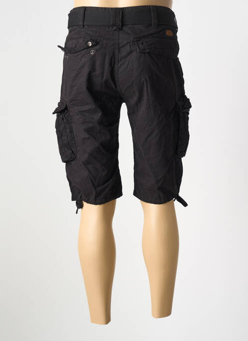 Bermuda noir SCHOTT pour homme