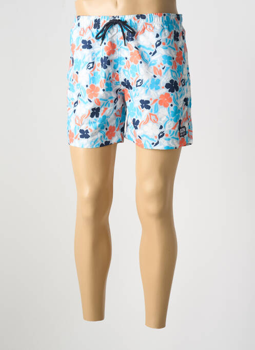 Short de bain bleu SUN VALLEY pour homme