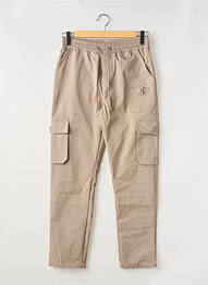 Pantalon cargo taille élastique taille normale marron PROJECT X PARIS homme