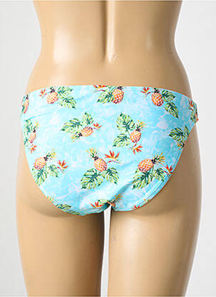 Bas de maillot de bain imprimé tie and dye culotte bleu DESIGUAL femme