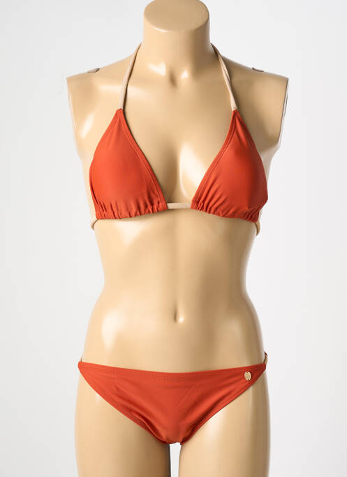 Maillot de bain 2 pièces orange LES TROPEZIENNES PAR M.BELARBI pour femme