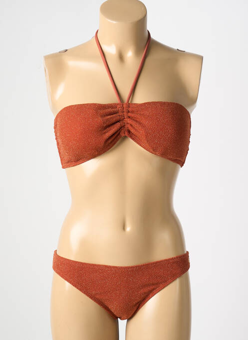 Maillot de bain 2 pièces orange LES TROPEZIENNES PAR M.BELARBI pour femme