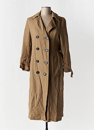 Veste casual col tailleur marron ZARA femme