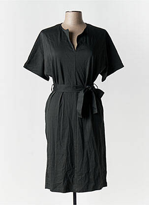 Robe mi-longue manches courtes manches courtes noir COS femme