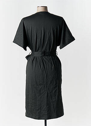 Robe mi-longue manches courtes manches courtes noir COS femme