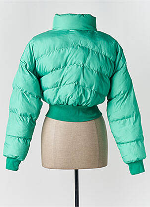 Doudoune manches longues sans capuche vert LIQUORISH femme