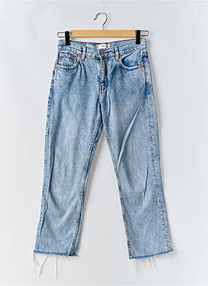 Jeans coupe slim taille normale taille normale bleu MANGO femme