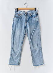 Jeans coupe slim bleu MANGO pour femme seconde vue