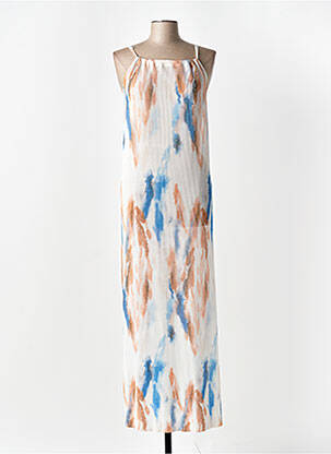 Robe longue blanc ZARA pour femme