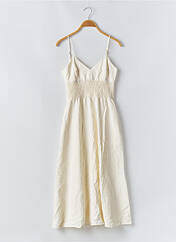 Robe mi-longue blanc ZARA pour femme seconde vue