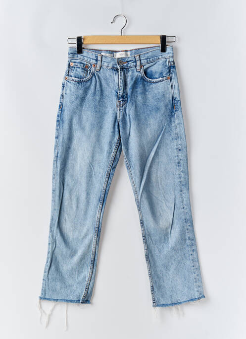 Jeans coupe slim bleu MANGO pour femme