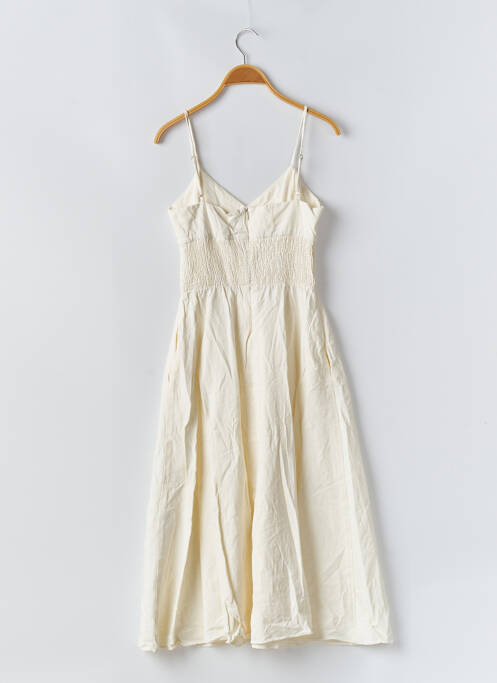 Robe mi-longue blanc ZARA pour femme
