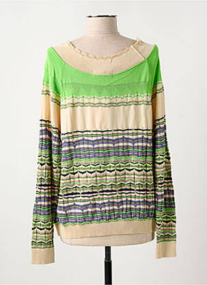 Pull col rond manches longues beige ALDO MARTIN'S femme