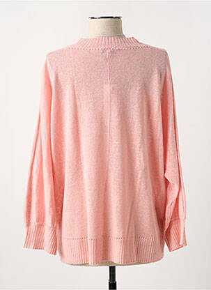 Pull manches longues manches longues rose CHARMING SMILE femme