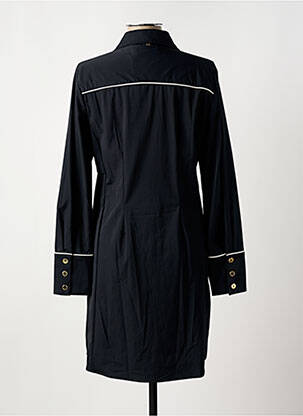Robe mi-longue coupe fluide manches longues noir LOLA CASADEMUNT femme