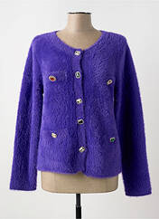 Gilet manches longues violet LAFTY LIE pour femme seconde vue