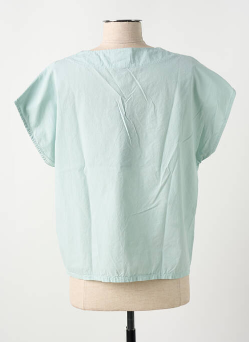 Blouse manches courtes manches courtes vert NÜ femme