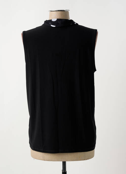 Top coupe fluide sans manche noir JOSEPH RIBKOFF femme