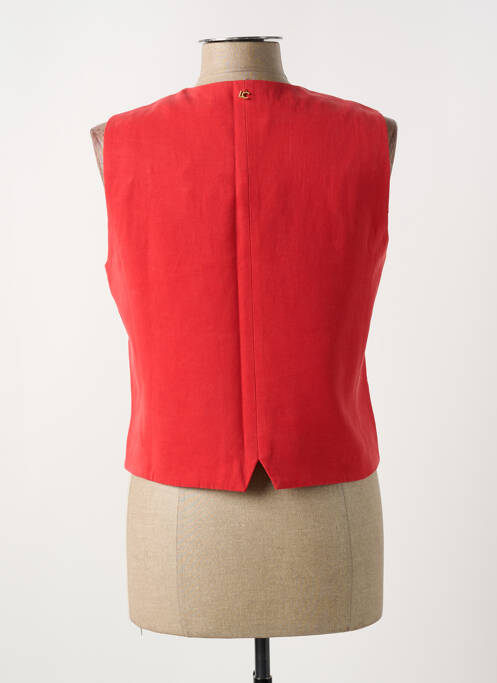 Gilet sans manche rouge LOLA CASADEMUNT pour femme