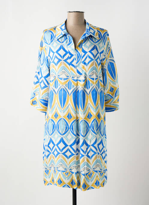 Robe mi-longue bleu REVER MILE pour femme