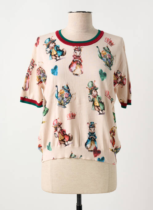 Top beige JEI'S BY LETIZIA DENARO pour femme