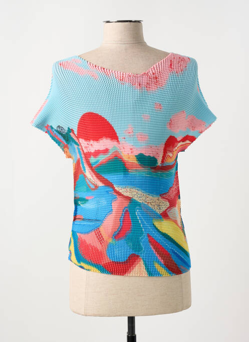 Top bleu LEO & UGO pour femme