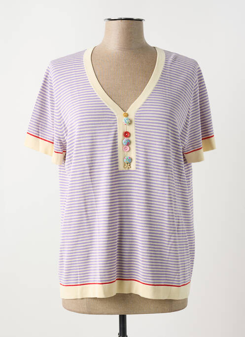 Top violet JEI'S BY LETIZIA DENARO pour femme