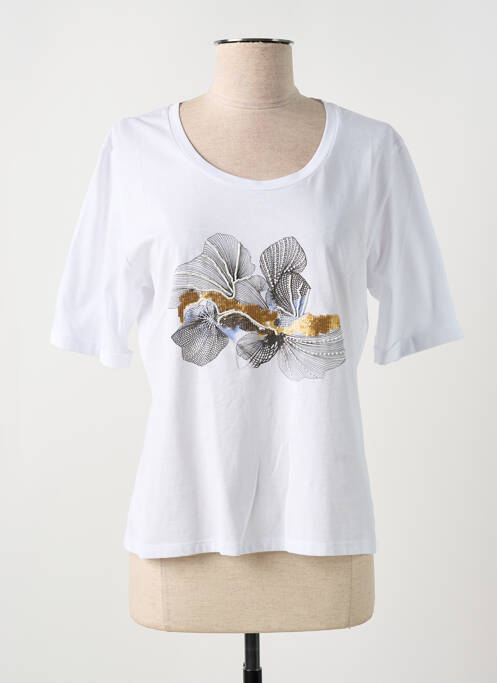 T-shirt blanc EVA KAYAN pour femme