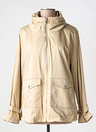 Coupe-vent poches a capuche beige RINO & PELLE femme