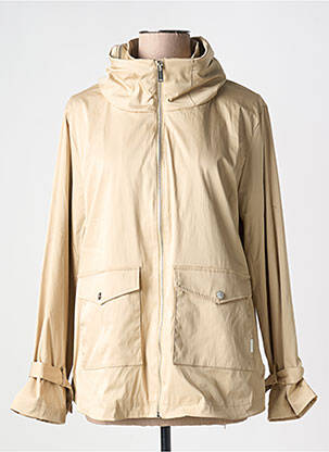 Coupe-vent finition intérieure doublée a capuche beige RINO & PELLE femme