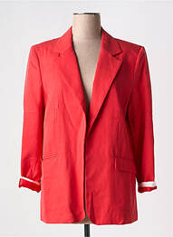 Blazer coupe cintrée rouge LOLA CASADEMUNT femme