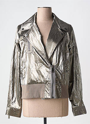 Veste casual col tailleur gris NÜ femme