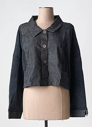 Veste casual coupe droite noir LUUKAA femme