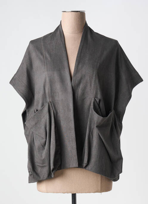 Veste casual poches gris URBAN BY ALEMBIKA femme