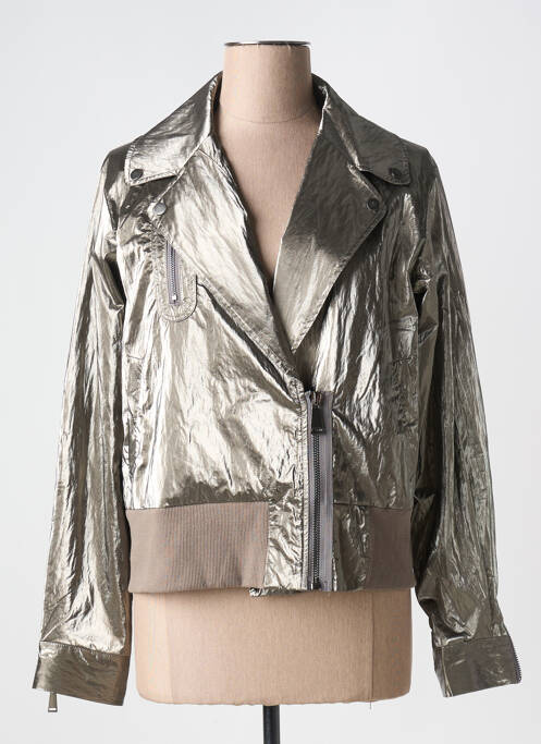 Veste casual col tailleur gris NÜ femme