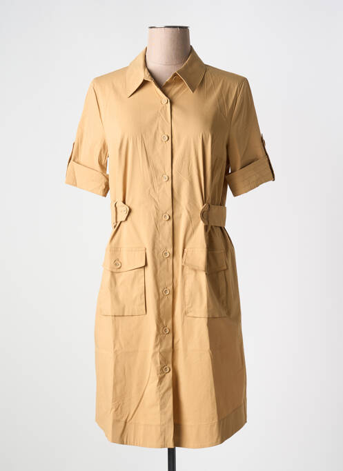 Robe courte beige EVA KAYAN pour femme