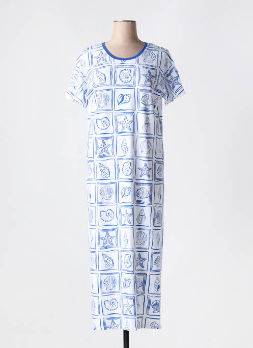 Robe longue blanc LEO & UGO pour femme