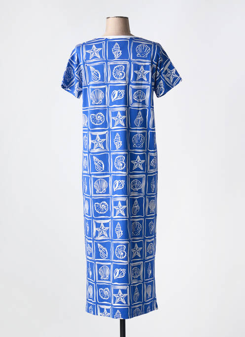 Robe longue bleu LEO & UGO pour femme