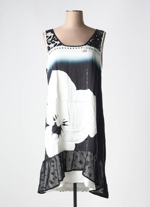 Robe mi-longue noir ELISA CAVALETTI pour femme