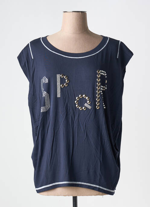 T-shirt bleu ELISA CAVALETTI pour femme