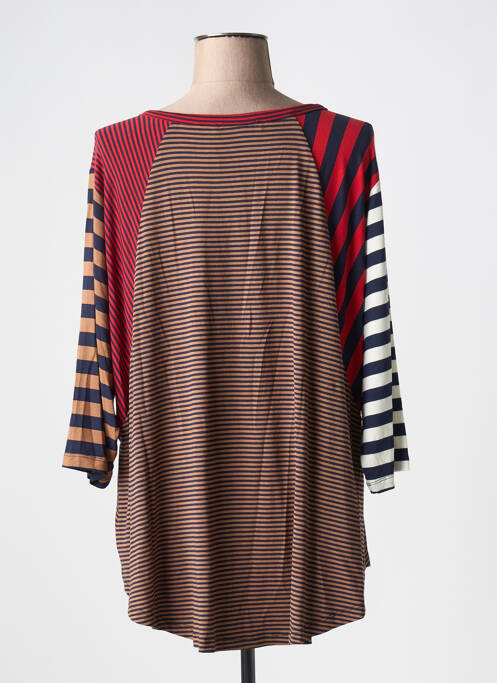 T-shirt marron ALEMBIKA pour femme