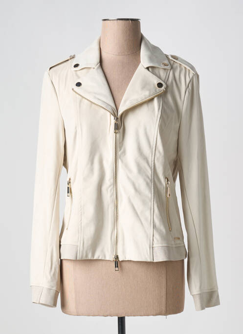 Veste casual beige RINO & PELLE pour femme