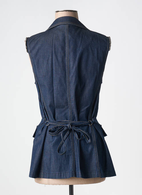 Veste chic bleu EVA KAYAN pour femme