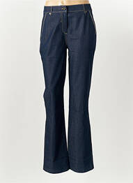 Jeans coupe droite stretch taille normale bleu EVA KAYAN femme