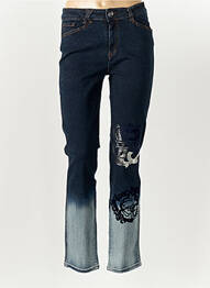 Jeans coupe slim taille normale taille normale bleu ELISA CAVALETTI femme