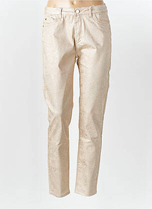 Pantalon slim stretch taille normale beige EVA KAYAN femme