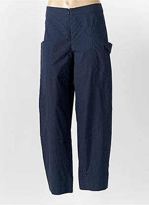 Pantalon droit stretch taille normale bleu ALEMBIKA femme