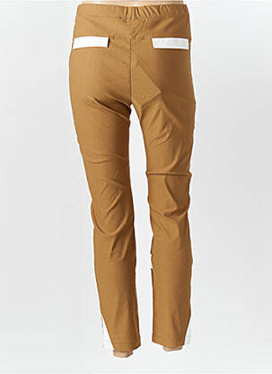 Pantalon slim taille élastique taille normale marron ELISA CAVALETTI femme